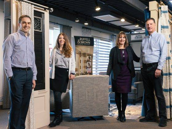 Left to right: Peter and Lori Stofko, Debra Ruffell and Nigel Brown.