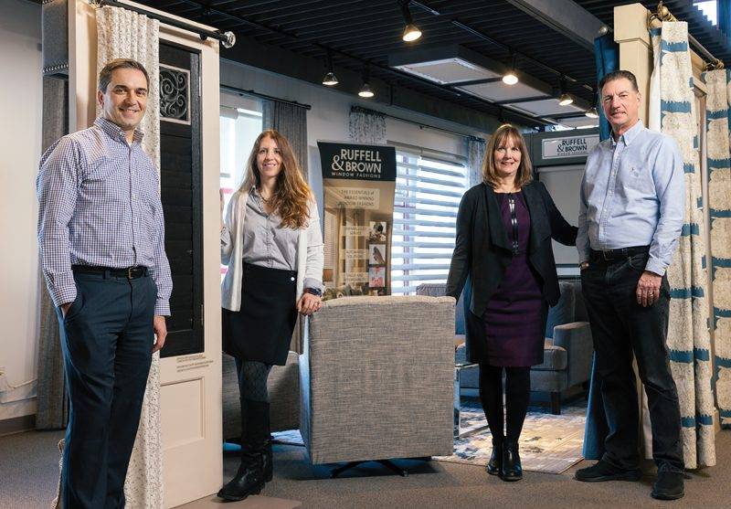 Left to right: Peter and Lori Stofko, Debra Ruffell and Nigel Brown.