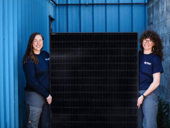 Hakai Energy Solutions black solar panels
