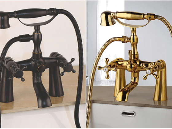 Vintage-inspired bathroom fittings