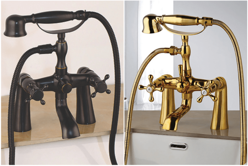 Vintage-inspired bathroom fittings