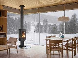 Cast-iron fireplace design